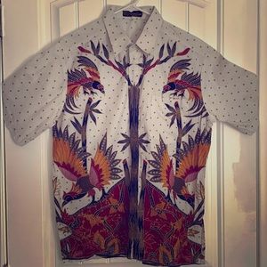 Arjuna Weda  Hugh Quality Batik Shirts Medium